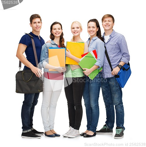 Image of group of smiling students standing