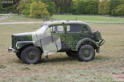 Image of military car