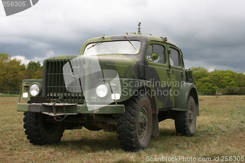 Image of military car