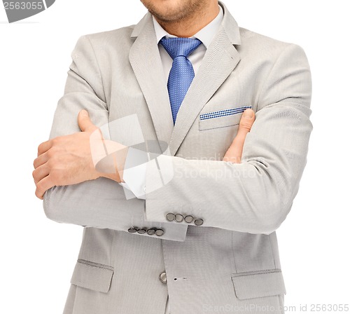 Image of buisnessman in suit and tie