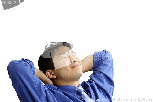 Image of Relaxed businessman