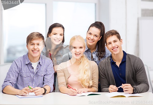 Image of students having fun at school