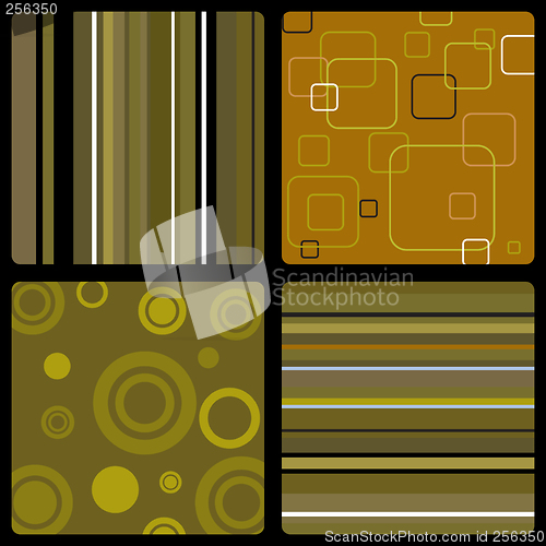 Image of seventies wallpaper brown