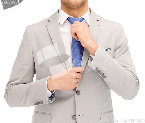 Image of buisnessman in suit and tie