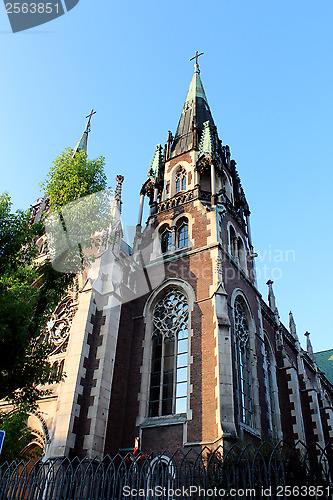 Image of temple of st. Olga and Elusabeth in Lvov city