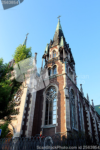 Image of temple of st. Olga and Elusabeth in Lvov city