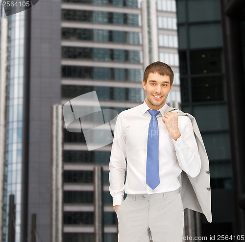 Image of handsome businessman in suit