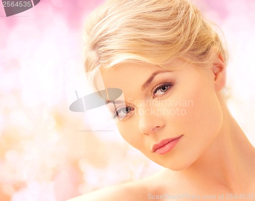 Image of beautiful woman in spa salon