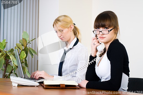 Image of Meeting of young business ladies