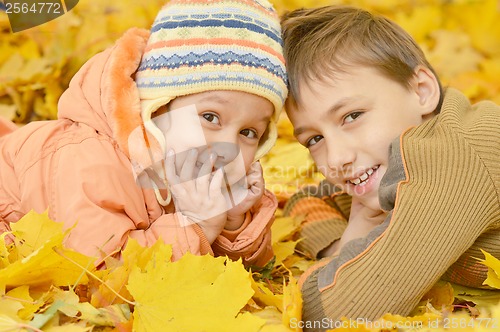 Image of Boy and girl on a walk