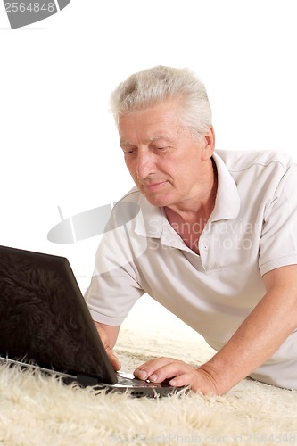 Image of Mature man relaxing