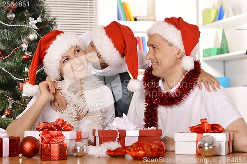 Image of Family celebrating New Year