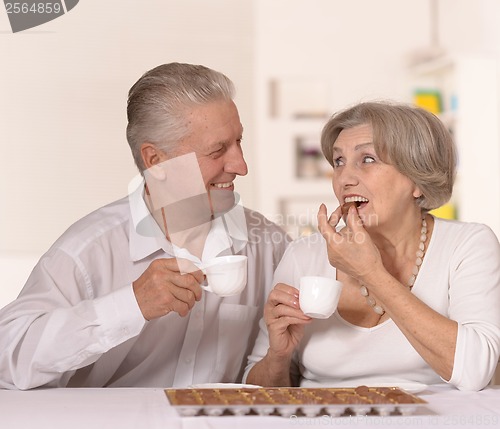 Image of Nice elderly couple