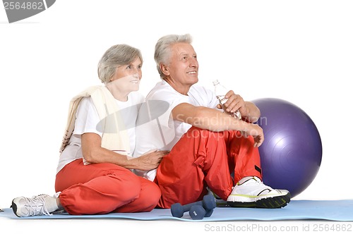 Image of Fit senior couple