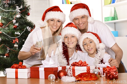 Image of Family celebrating New Year