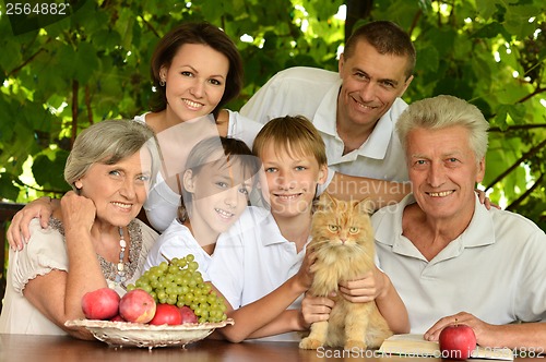 Image of Happy parents and children