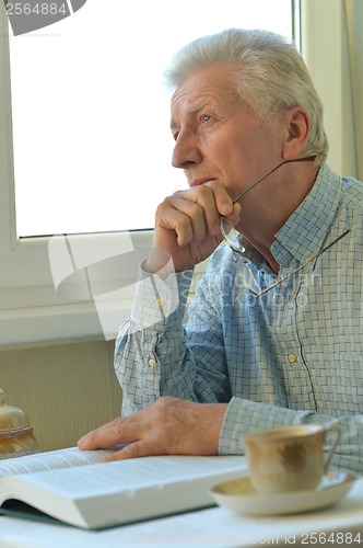 Image of Happy senior builder