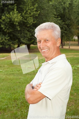 Image of Beautiful elderly man