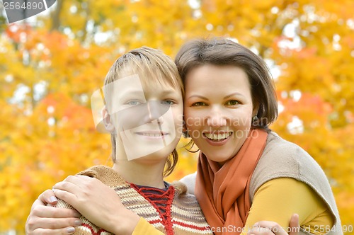 Image of Mother with a boy