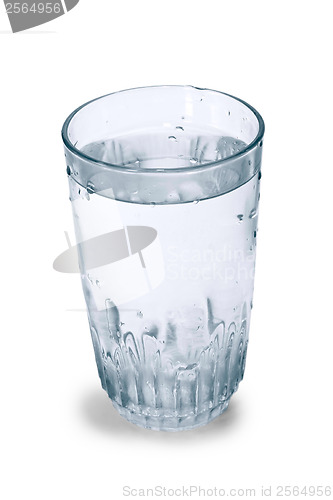 Image of glass of water isolated on white background