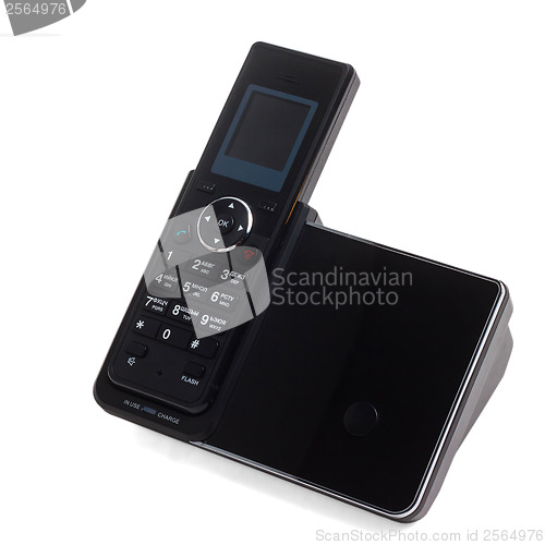 Image of radio technology telephone call phone wireless receiver business