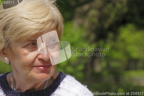 Image of Senior woman expression