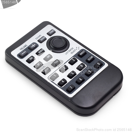 Image of remote control tv car radio from isolated