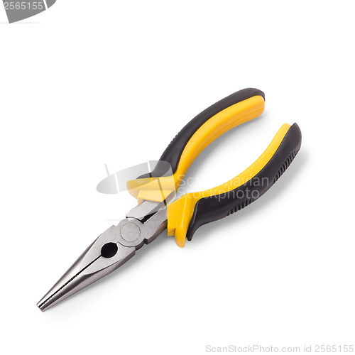 Image of Yellow pliers for construction