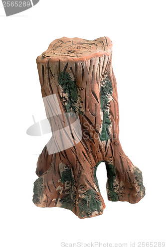 Image of ornamental tree for isolation tank (clipping path)