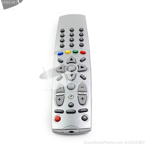 Image of access remote control tv monitoring support isolated