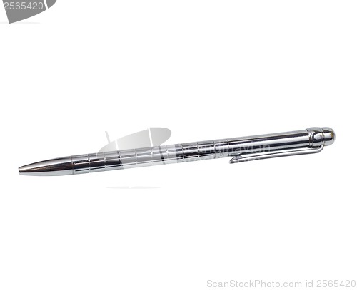 Image of ball point pen isolated on white background clipping path