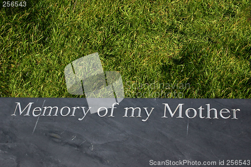 Image of in memory of mother