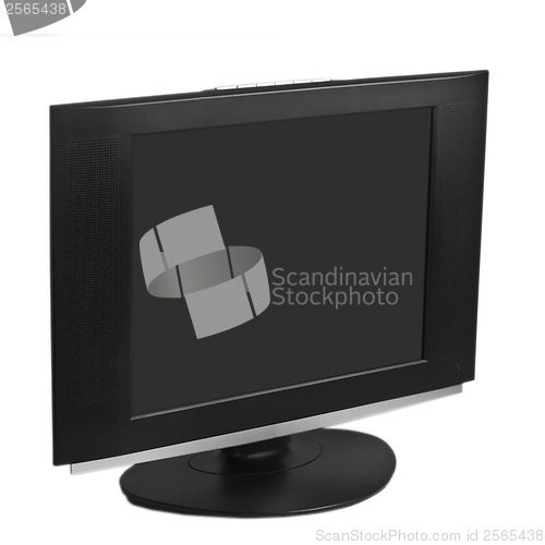 Image of monitor computer screen  isolated on white background