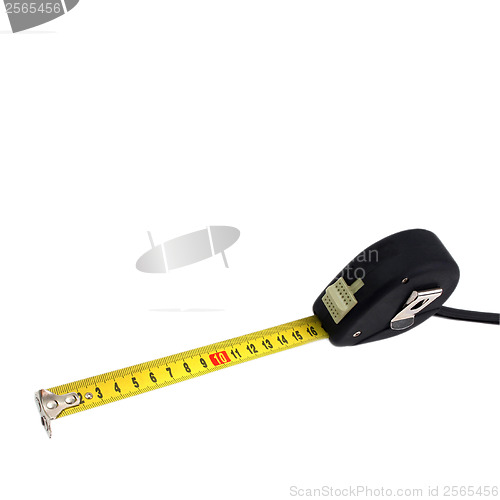 Image of tape measure isolated 