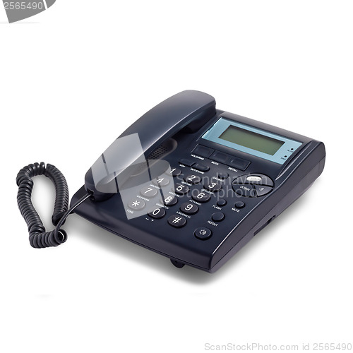 Image of modern business phone isolated on white background