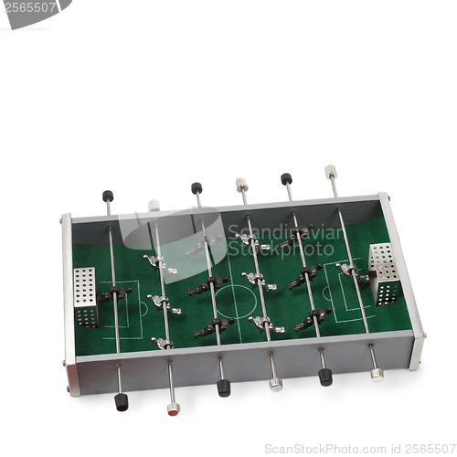 Image of table football game is isolated