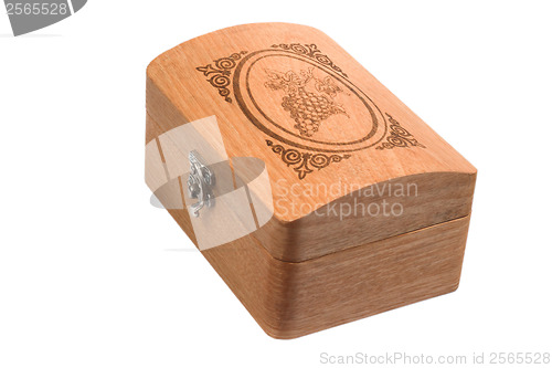 Image of wooden box insulated