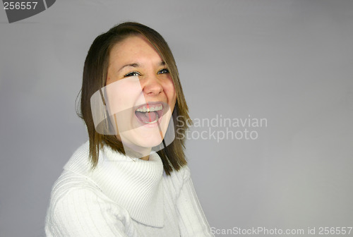 Image of laughing young woman