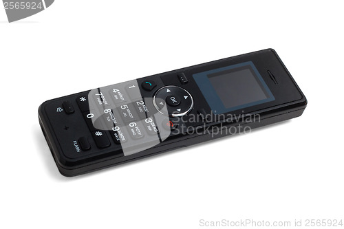 Image of radio technology telephone phone wireless call receiver business