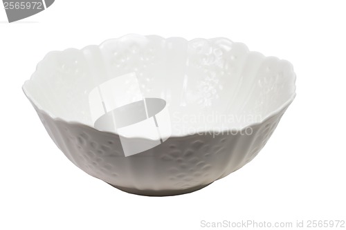 Image of plate food isolated on white background clipping path