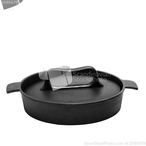 Image of pan grill isolated on white background