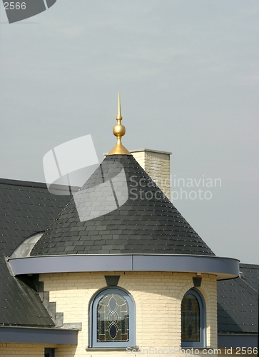 Image of roof top of new house