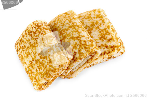 Image of fried pancakes isolated