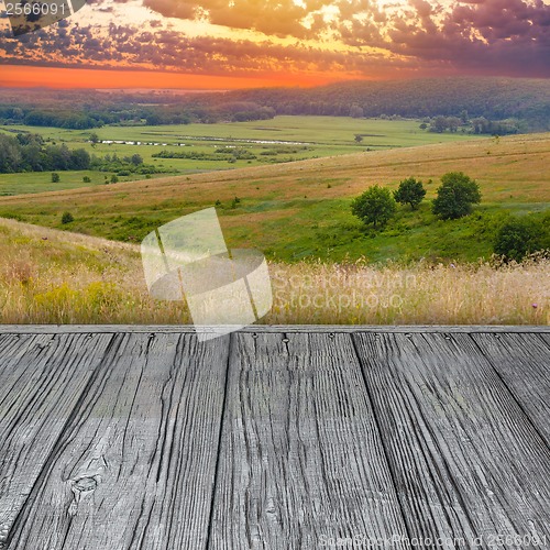 Image of texture wooden gray old fence background