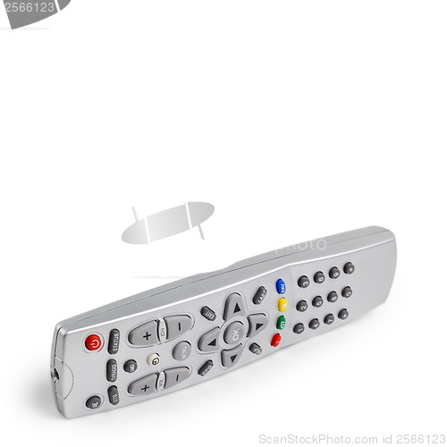 Image of TV remote control isolated