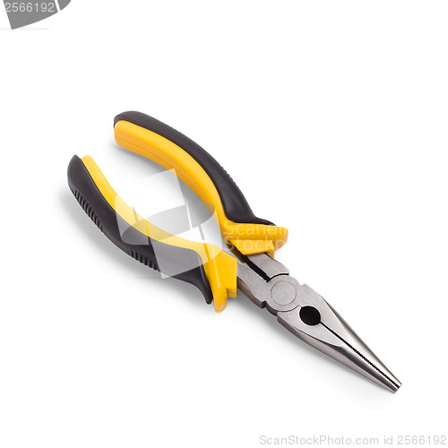 Image of yellow insulated pliers