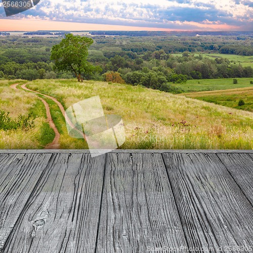 Image of texture wooden gray old fence background