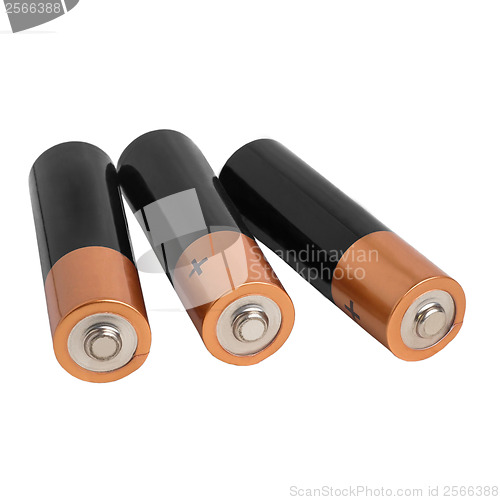 Image of battery isolated on white background