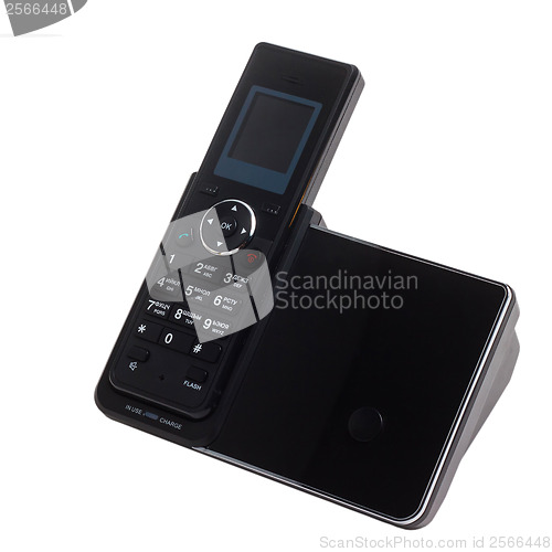 Image of radio technology telephone call phone wireless receiver business