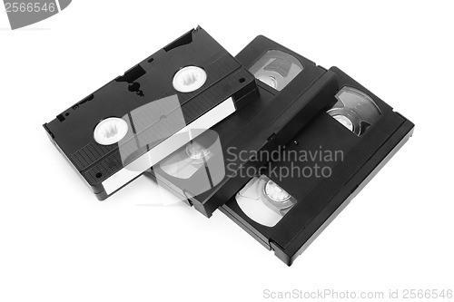 Image of classic vhs tape isolated on a white background